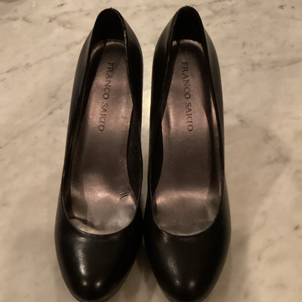 Franco Sarto Classic Black Heels